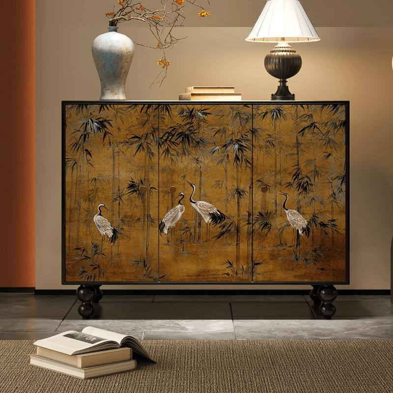 Trendy Rectangle Standalone Accent Cabinet in Ink with Manufactured Wood and Cabinet Knobs thumbnail 11