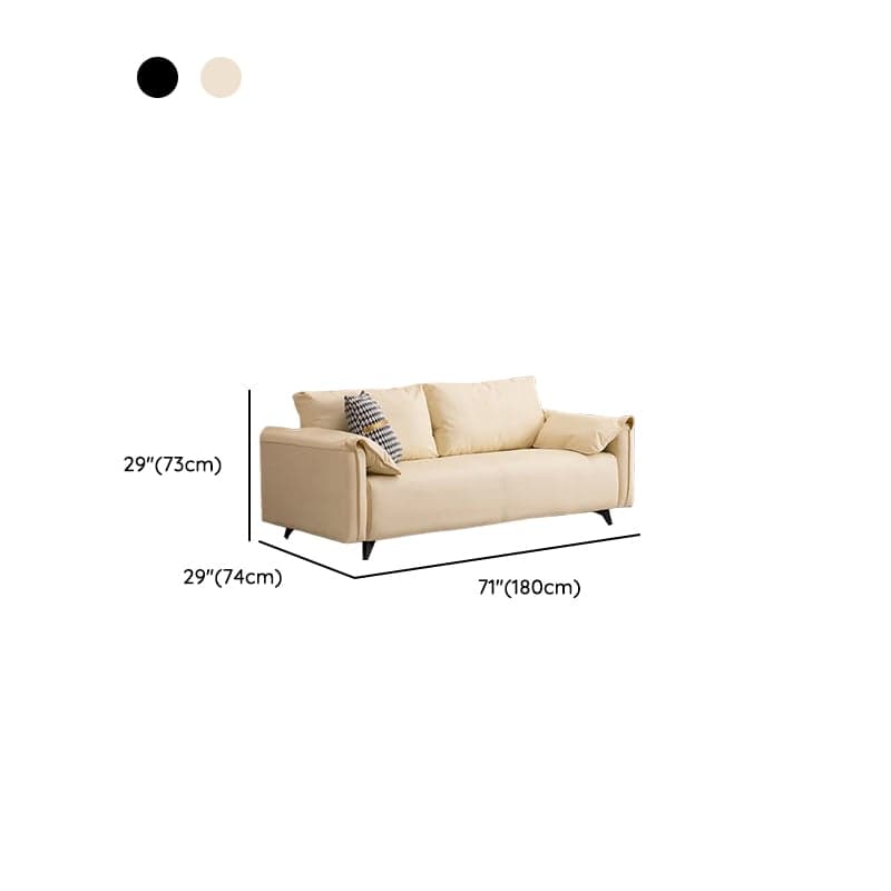 Modish Standard Sofa in Coal/Dove Grey/Off-White with 1 Pillow thumbnail 17
