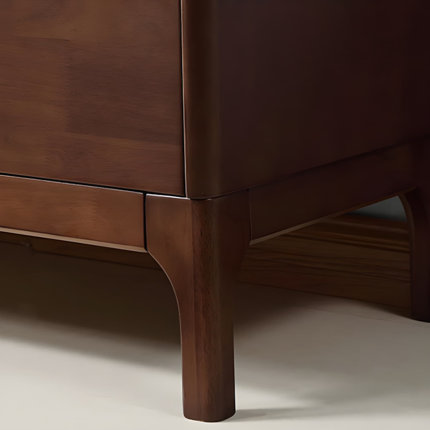 Modern Style Solid Wood TV Stand 19.69-inch Height TV Console with Drawers thumbnail 8