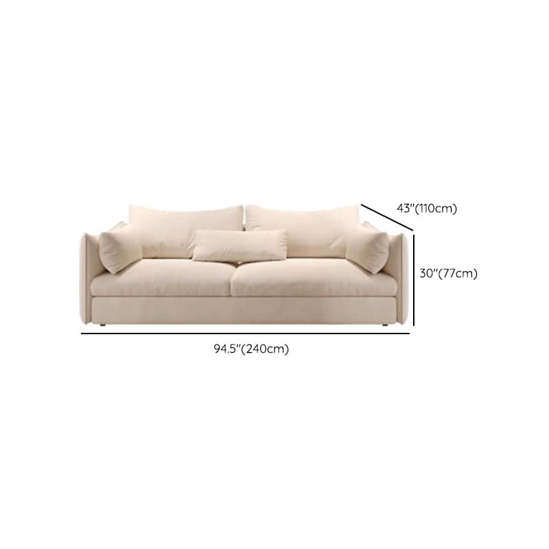 Straight/L-Shape Horizontal/Right Ink/White Sofa Couch/Sofa Recliner with Concealed Support for Drawing Room thumbnail 10