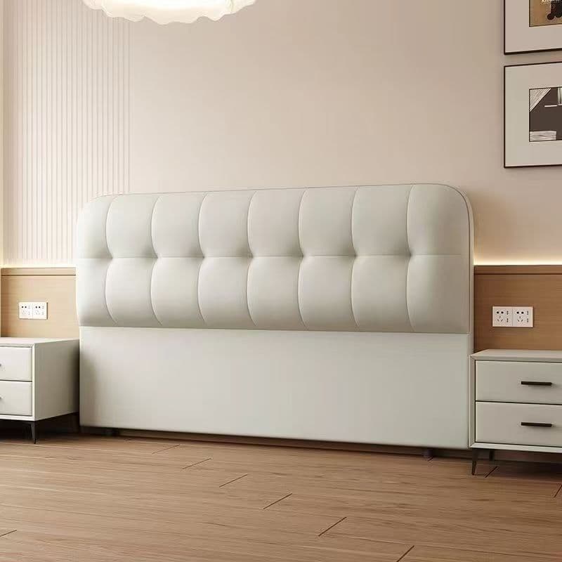 Modern Simple Style Panel Headboard with No Distressing, Piled Tufted Rectangle Design for California King/King/Queen Bed, Featuring Sponge Upholstery and Standard Height thumbnail 4