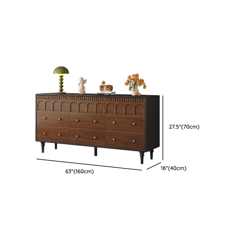 Trendy Composite Wood Double Dresser/Lingerie Chest/Bachelor Chest with 6/8/9 Drawers in Horizontal/Vertical Orientation thumbnail 15