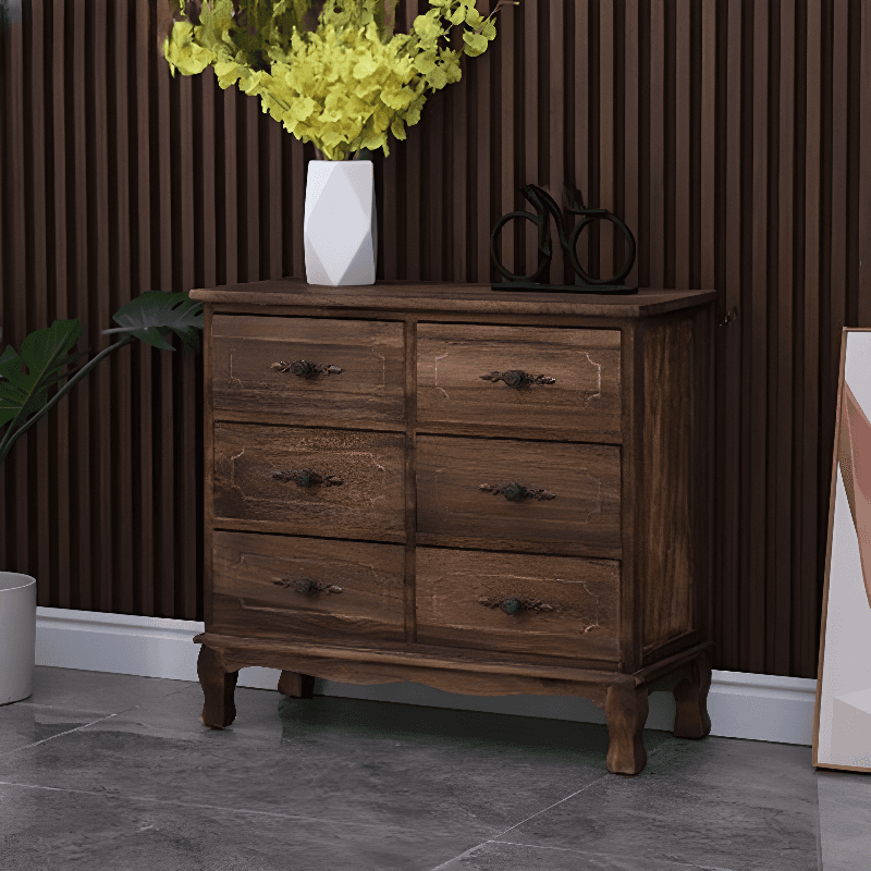 Retro Parlor Standalone Accent Chest with Reclaimed Wood thumbnail 2