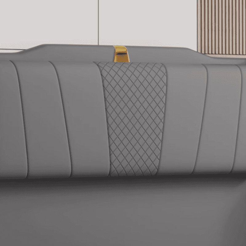 Modish Style Panel Headboard in Pine Wood with No Distressing, Rectangle Shape for Queen/Full/Twin XL Bed, Featuring Sponge Upholstery and Standard Height thumbnail 13