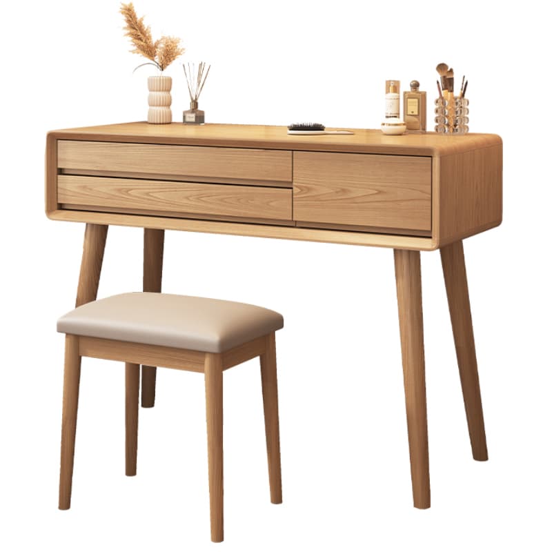 With Desk Antique No floating Push-Pull Makeup Vanity thumbnail 14