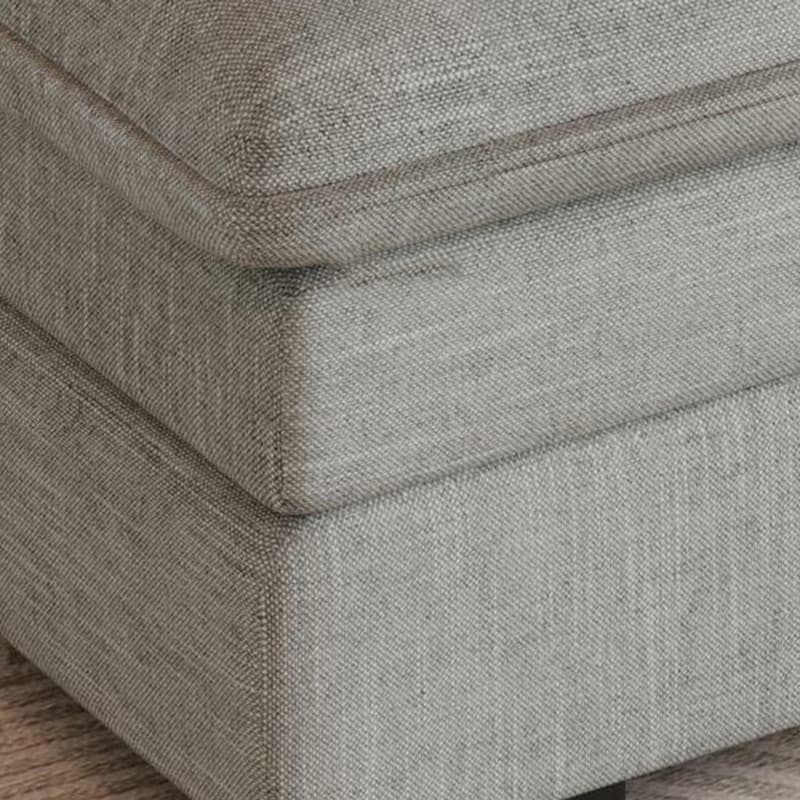 Contemporary Square Arm Sectional Sofa with Pillows and Storage thumbnail 12