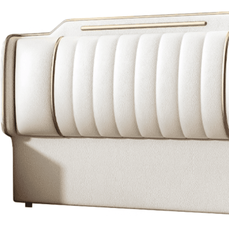 Simplistic Style Panel Headboard in Natural Wood with No Distressing, Rectangular Shape for Queen/Full/Twin XL Bed, Featuring Sponge Upholstery and Standard Height thumbnail 14