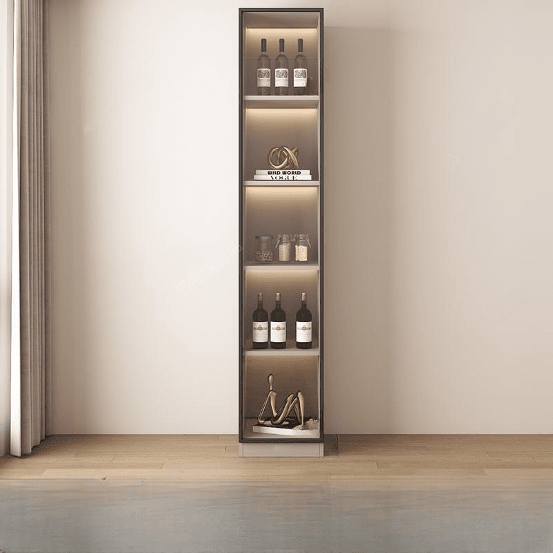 Wide/Standard/Narrow Modern Timber 3 Drawers 2 Shelves/3 Shelves/1 Shelf Glass Doors Pantry Hutch Sideboard thumbnail 5
