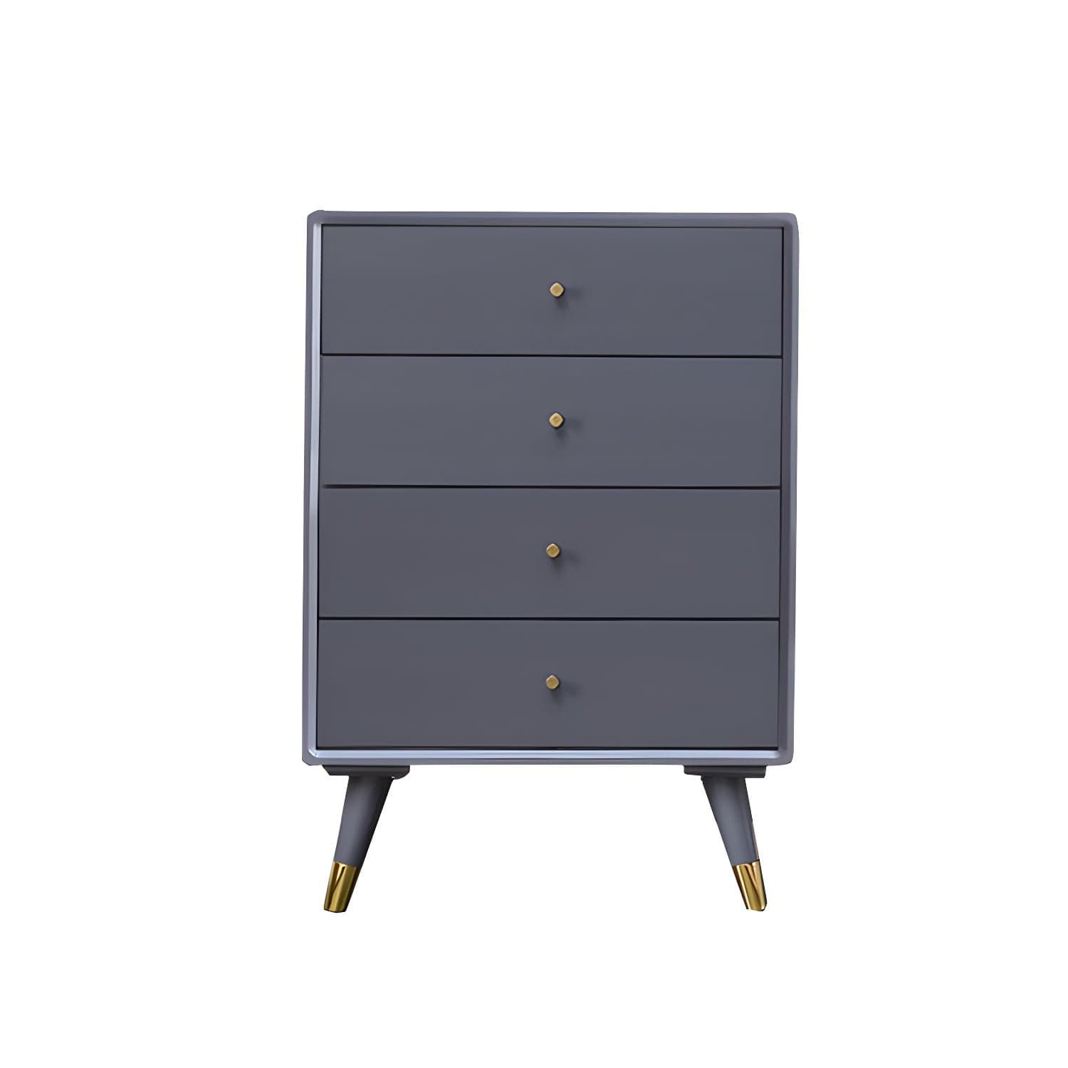 Solid Wood Accent Chest Mid Century Drawers Included Cabinet thumbnail 1