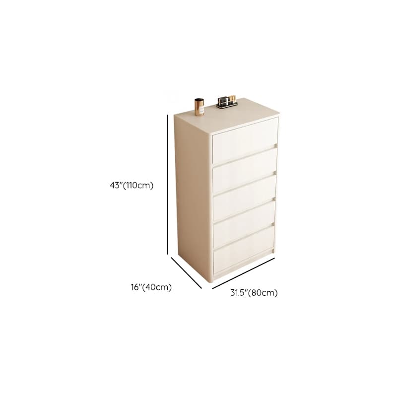 White Trendy Timber Console Dresser/Semainier with 6/8/3 Drawers in Horizontal/Vertical Orientation thumbnail 13