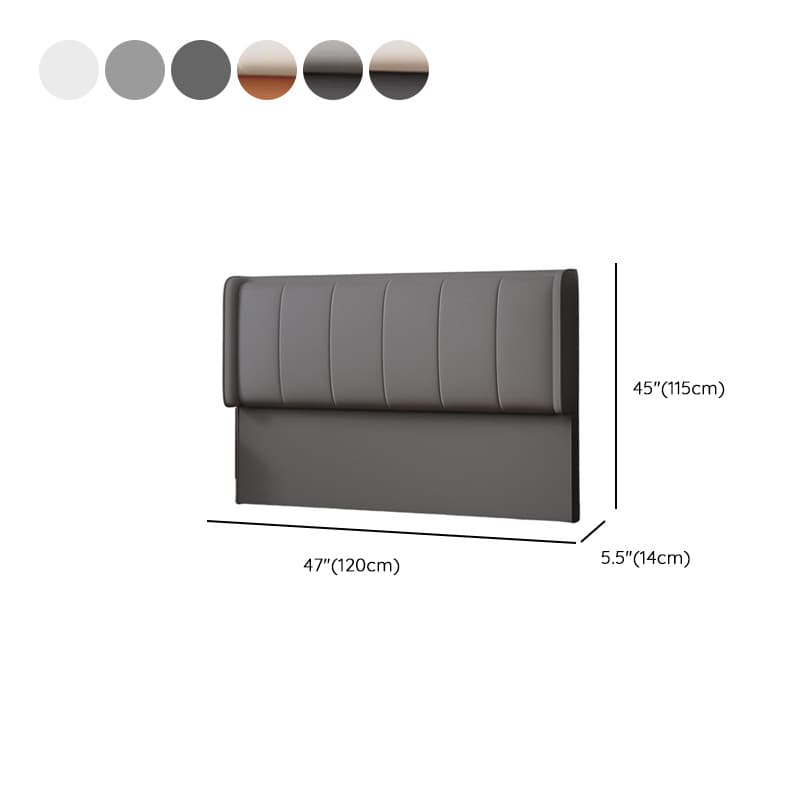 Modish No Distressing Timber Panel Headboard with Rectangle Shape for Full/Queen/Twin Bed, Featuring Sponge Upholstery and Standard Height thumbnail 12