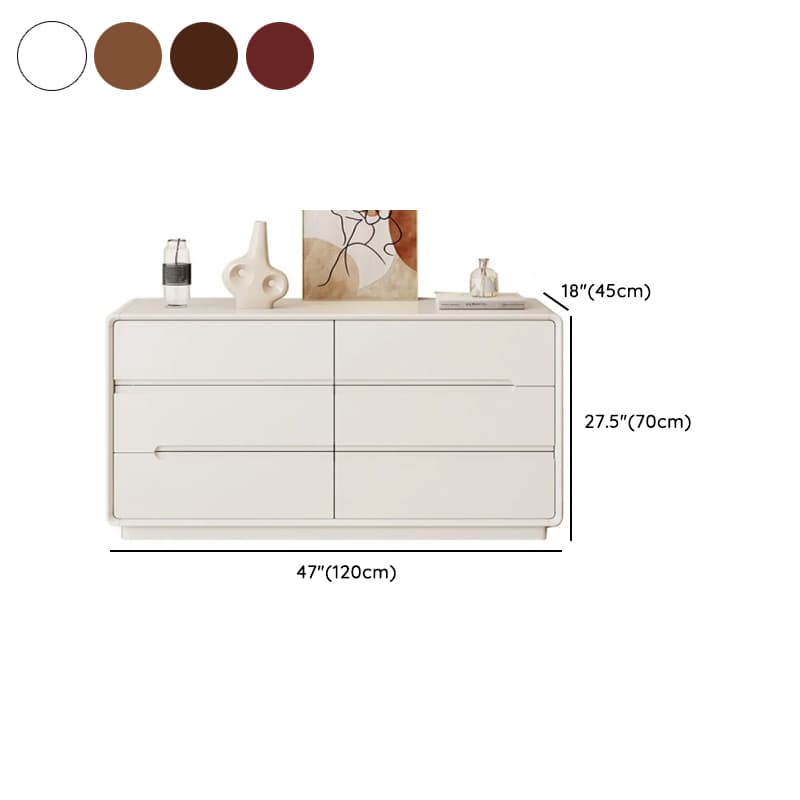 Simplistic Bleached Wood Lingerie Chest/Double Dresser/Bachelor Chest with 5/4/6 Drawers in Vertical/Horizontal Orientation thumbnail 21