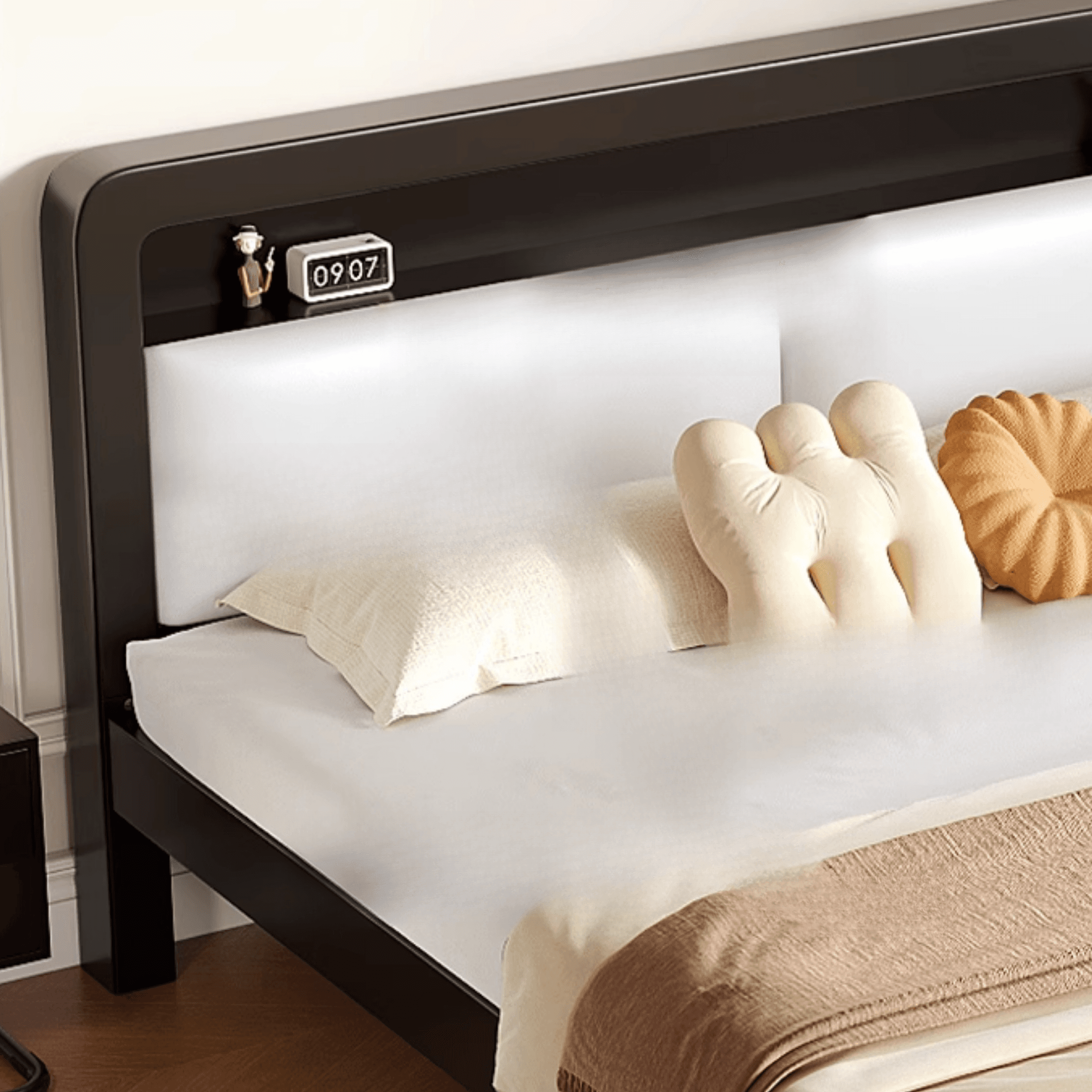 Solid Color Iron Storage Bed for Living Room thumbnail 9