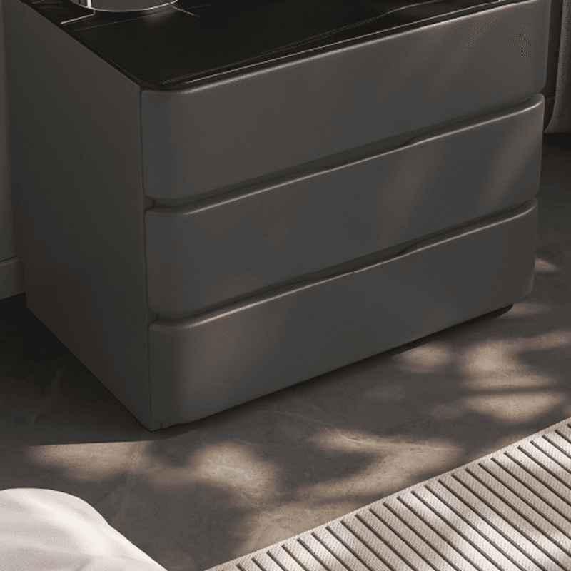 Art Deco Nightstand With Drawer Organization with 3 Drawers thumbnail 15