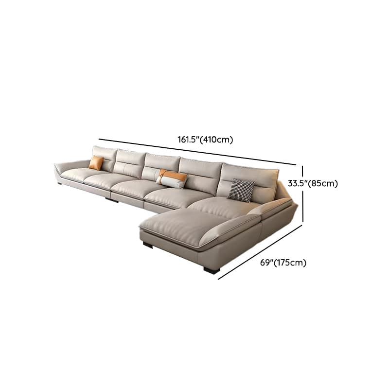 Functional L-Shape/Straight Sofa Couch/Sofa Recliner for Parlor with Reversible/Horizontal Orientation and Concealed Support thumbnail 21