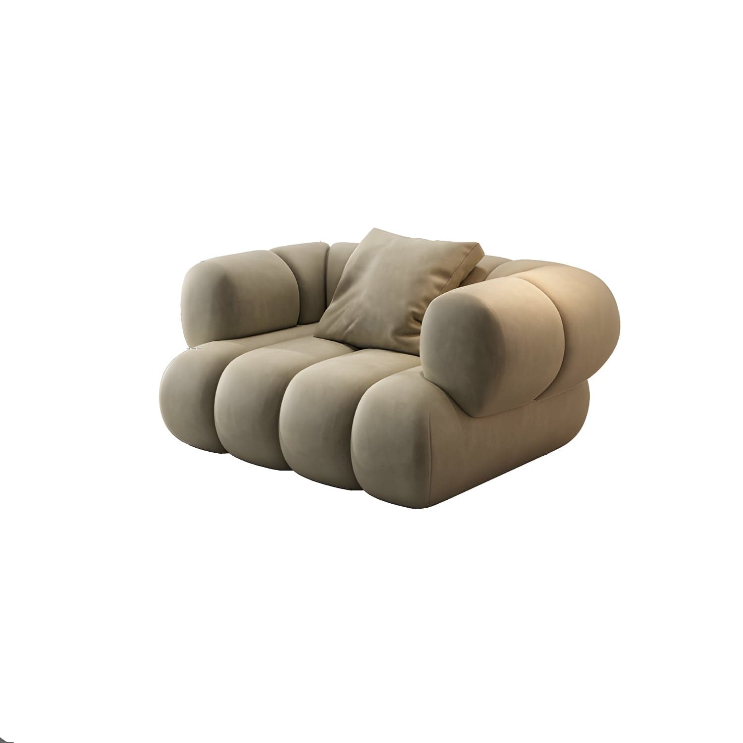 Scandinavian Green Sofa with Tuxedo Arm and Sewn Pillow Back thumbnail 7