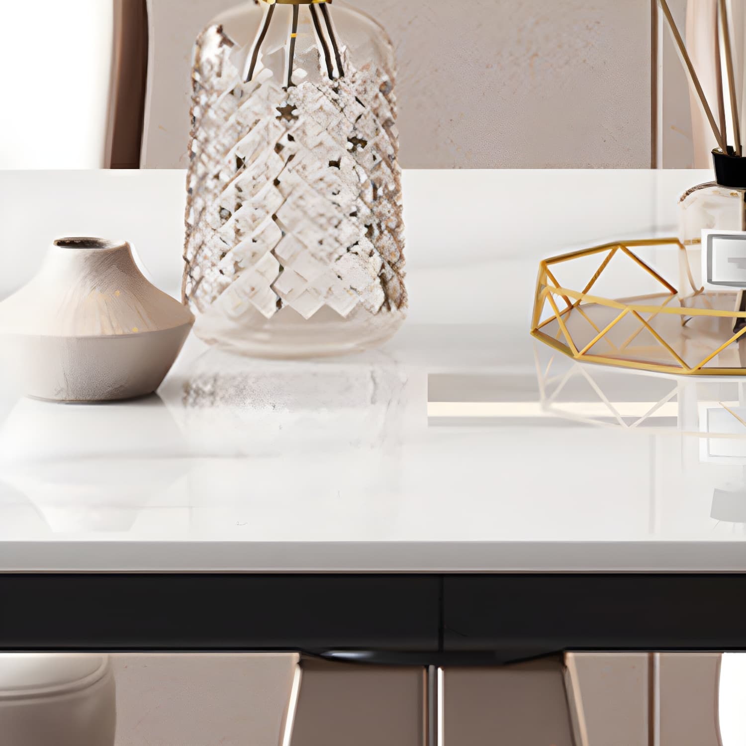 Contemporary 1/2/5/7 Pieces Dining Set Sintered Stone Dining Room Set for Small Space thumbnail 7