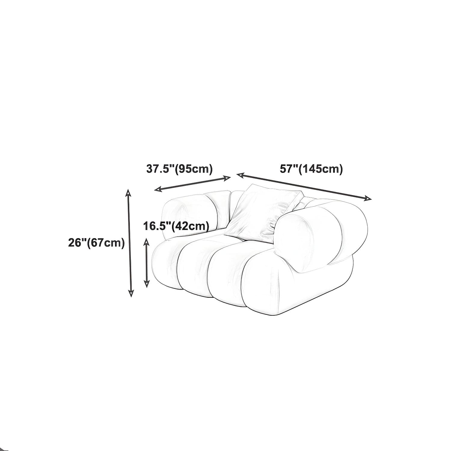 Scandinavian Green Sofa with Tuxedo Arm and Sewn Pillow Back thumbnail 21