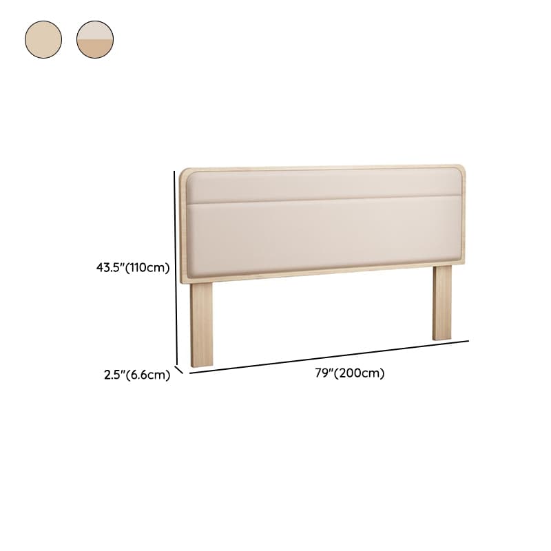 Trendy Full(54"W x 75"L)/Queen(60"W x 80"L)/King(76"W x 80"L) No Distressing Standard（36-55“） Rectangle Panel Headboard with Lumber Frame, Sponge Filling Included/Not Included thumbnail 16