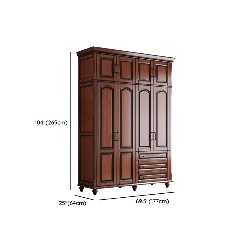 Standalone Wood Armoire Cabinet with Hinged Soft Close Door, Soft Close Drawer & Interior Shelves thumbnail 19
