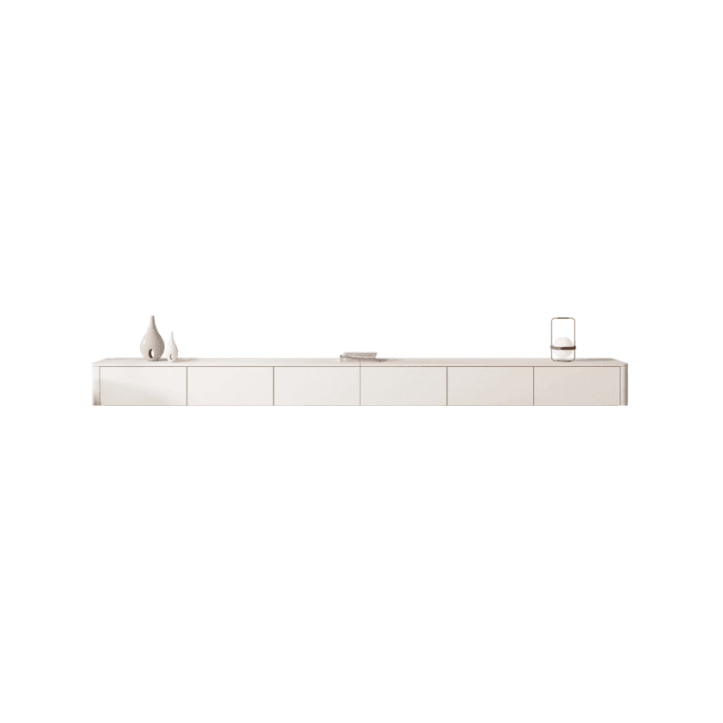 Ivory Rectangular Wall-supported TV Stand with 6 Drawers/5 Drawers thumbnail 20
