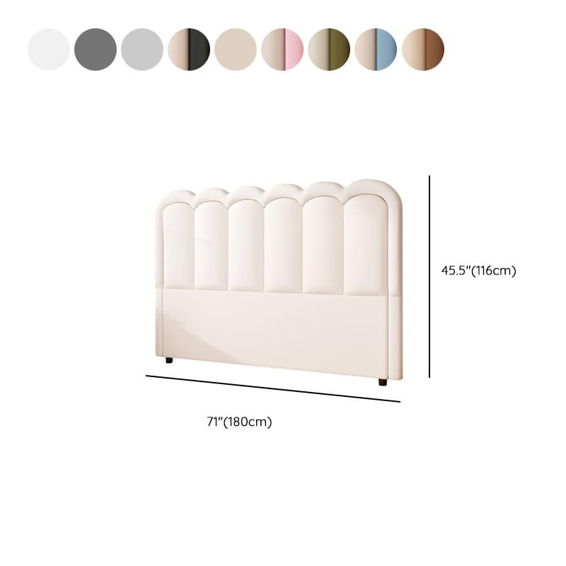 Modish Style Panel Headboard in Pine Wood with No Distressing for King/Queen/Full Bed, Featuring Sponge Upholstery Fill and Free-standing Standard Installation with Standard Height thumbnail 15