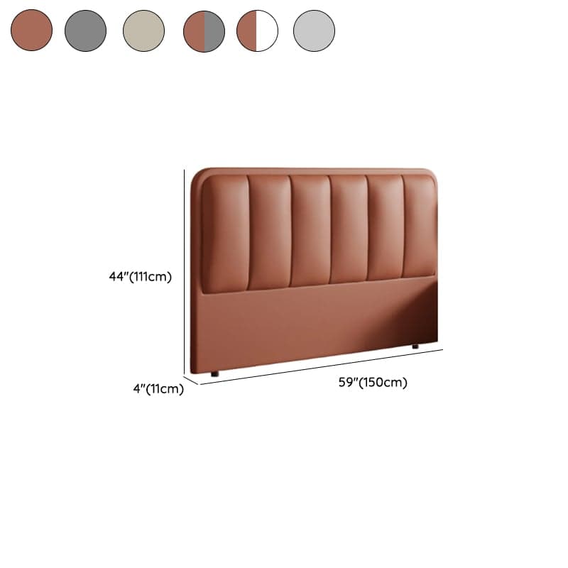 Modern Simple Style Panel Headboard in Natural Wood with No Distressing, Rectangle Shape for Twin XL/Queen/California King Bed, Featuring Sponge Upholstery and Standard Height thumbnail 13
