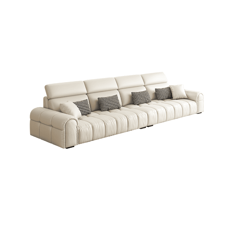 L-Shape/Straight Reversible/Horizontal Concealed Support Sofa Recliner/Sofa with Round Arm & Pine Frame thumbnail 5