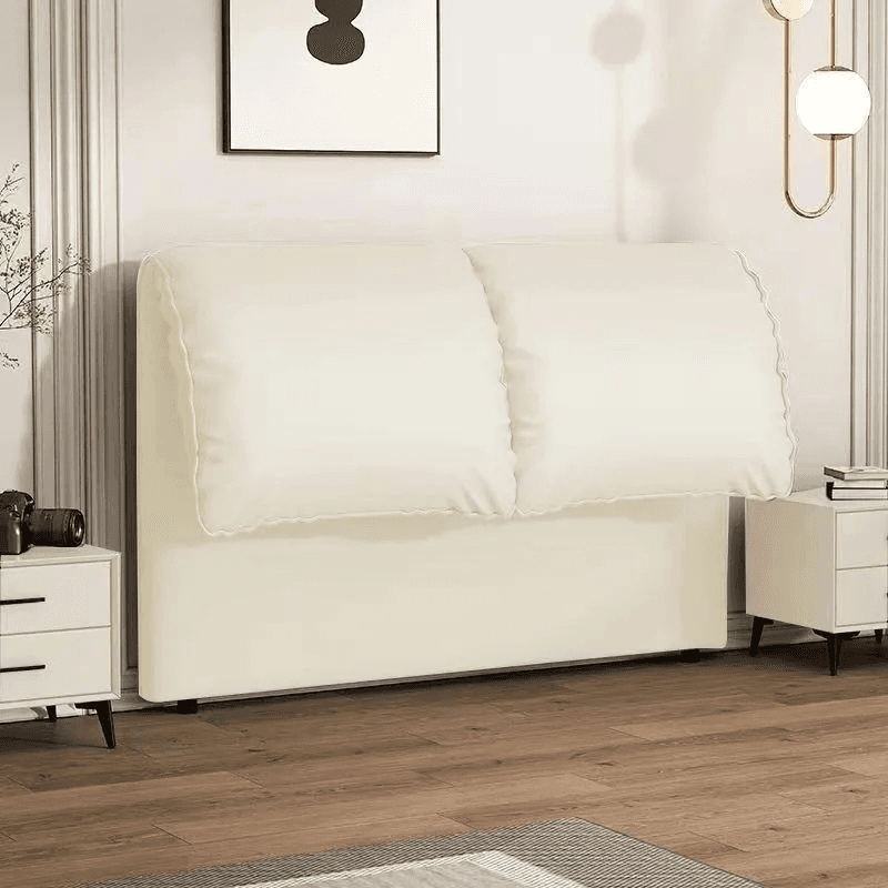 Art Deco Style Panel Headboard in Pine Wood with No Distressing, Rectangle Shape for Full/Queen/Twin XL Bed, Cotton Upholstery, Standard Height thumbnail 9