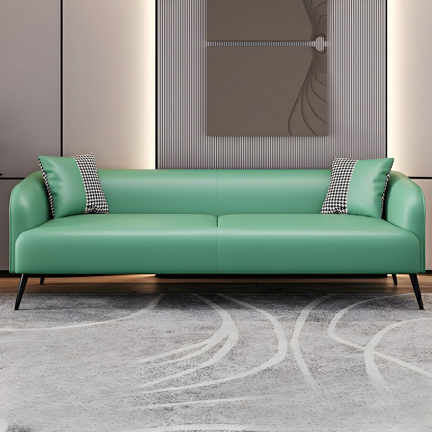 3-Seater Modern 69" L Standard Sofa with Tight Back for Living Room thumbnail 5