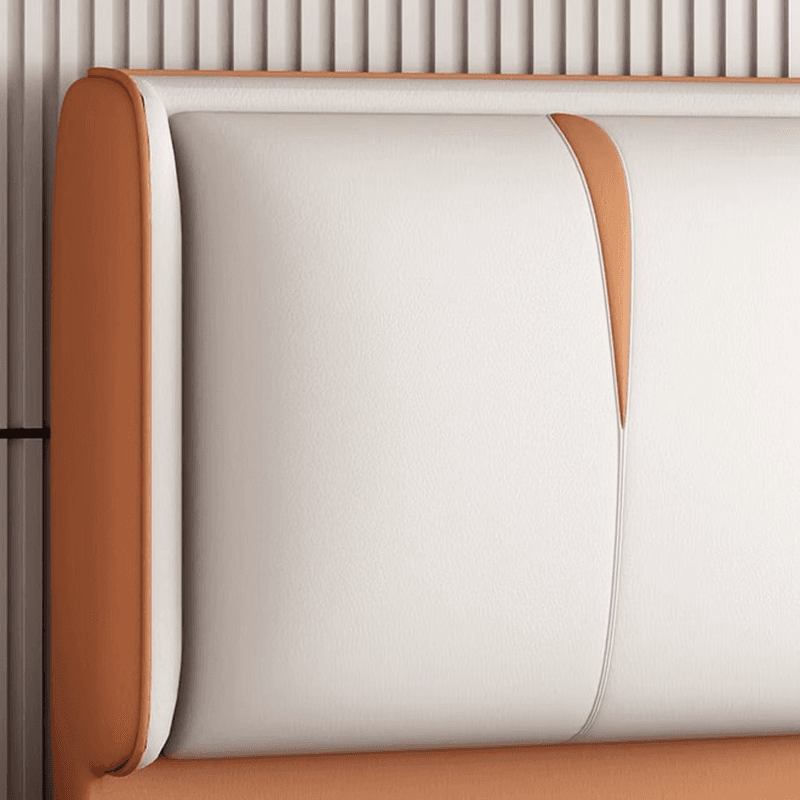 Minimalist Rectangle Timber Panel With Legs & Sponge Cushion for King(76"W x 80"L)/Queen(60"W x 80"L)/Full(54"W x 75"L) Bed, Standard（36-55“） thumbnail 8