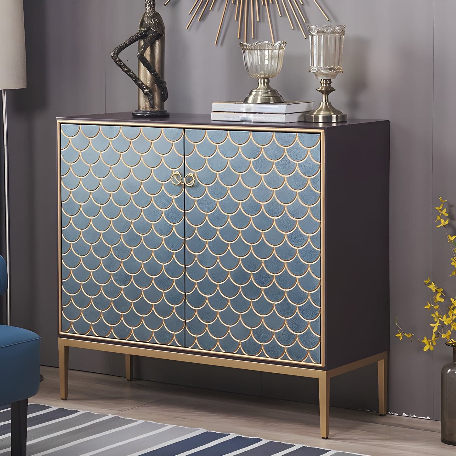 Modern Storage Chest Manufactured Wood Dresser , 12.48/15.6 Inch Width thumbnail 5