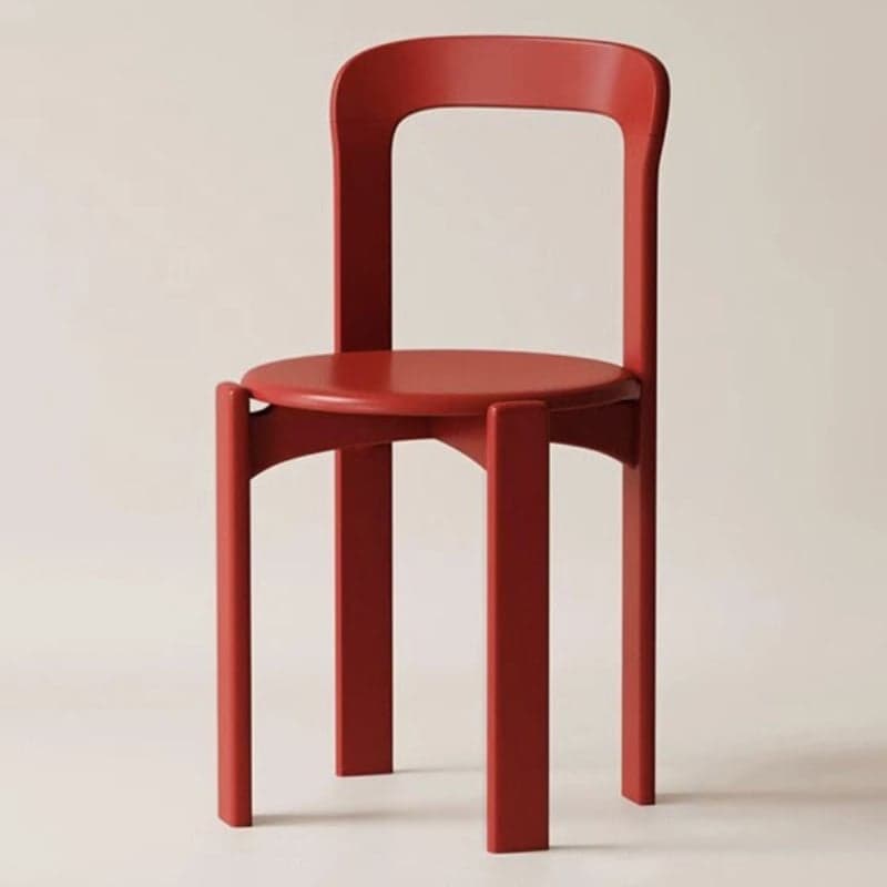 Modern Solid Wood Armless Dining Chair with Open Back for Kitchen & Dining thumbnail 7