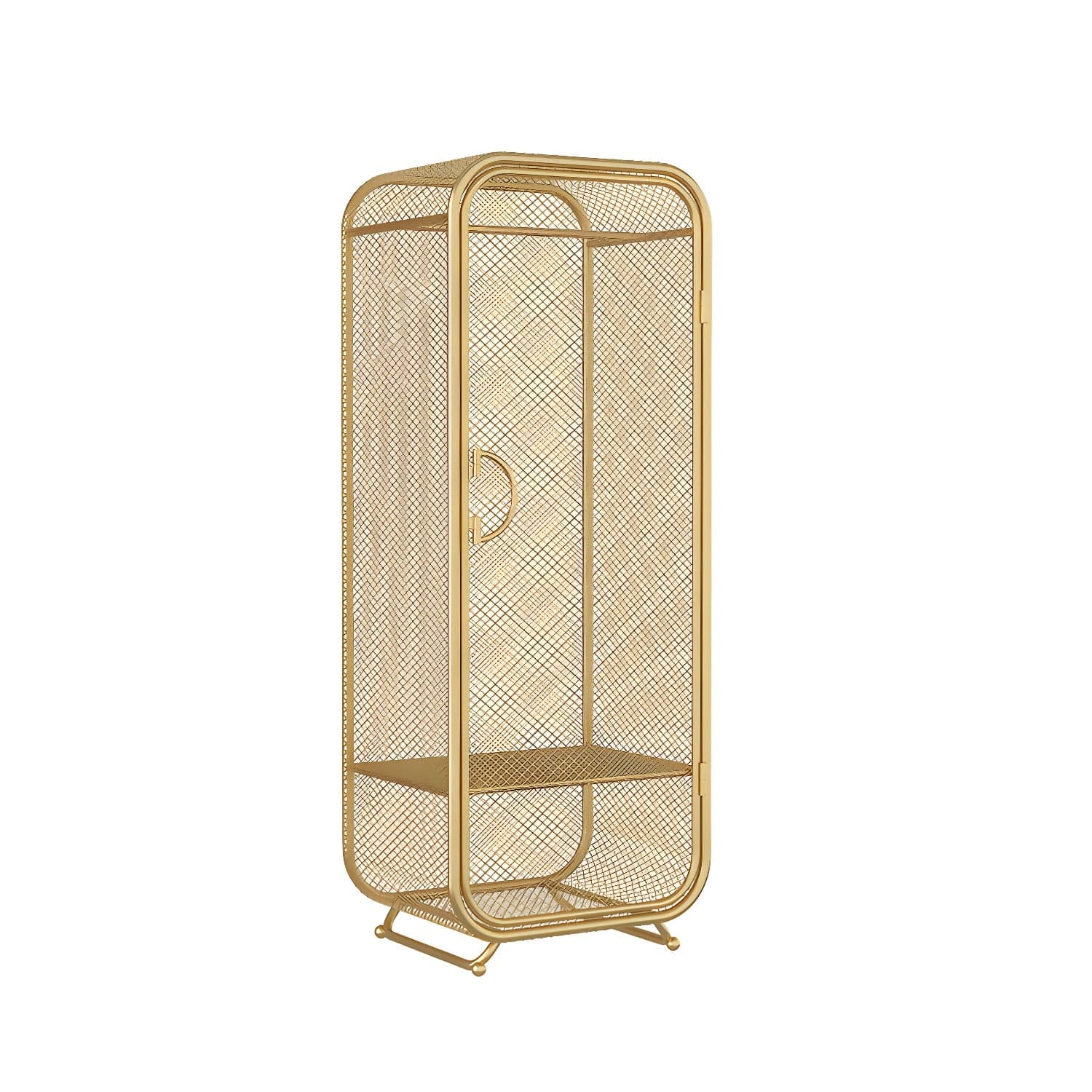 Contemporary Wardrobe Closet Metal Wardrobe Cabinet for Bedroom thumbnail 3