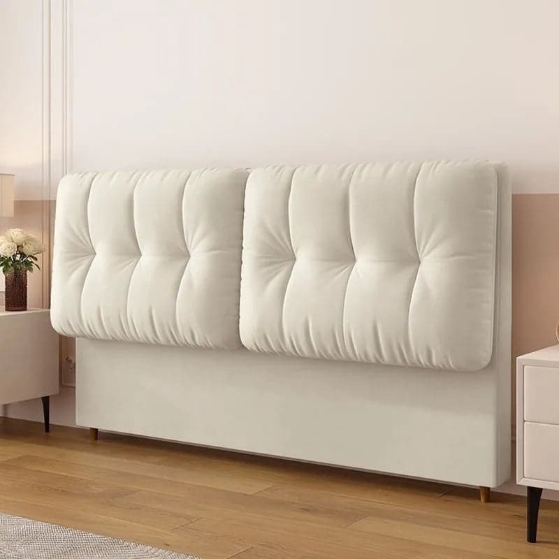 Modish Style Panel Headboard with No Distressing, Button-tufted Rectangle Design for King/Queen/Full Bed, Cotton Upholstery Fill, Standard Height thumbnail 6