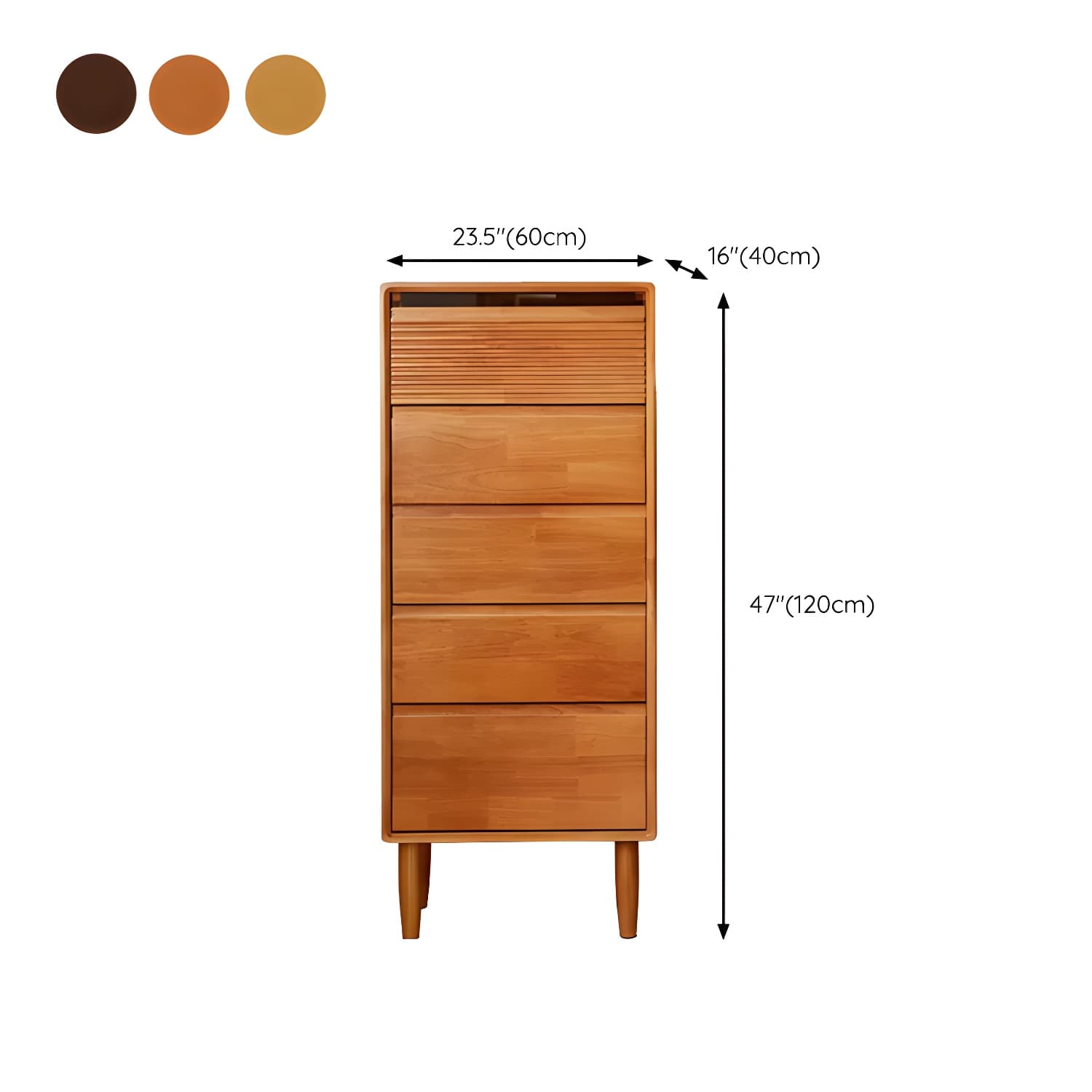 Cabinetry Concept Modern Wood Dresser with Drawers in Narrow Width thumbnail 24