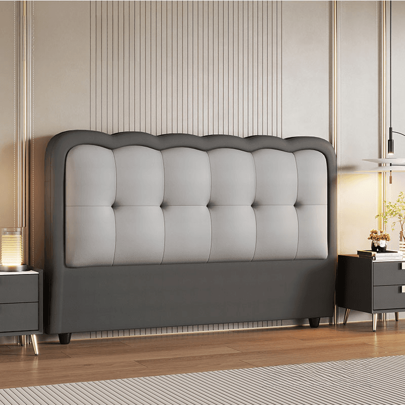 Trendy Queen(60"W x 80"L)/Full(54"W x 75"L) Standard（36-55“） Rectangular Stitch-tufted No Distressing Panel with Sponge Cushion thumbnail 5