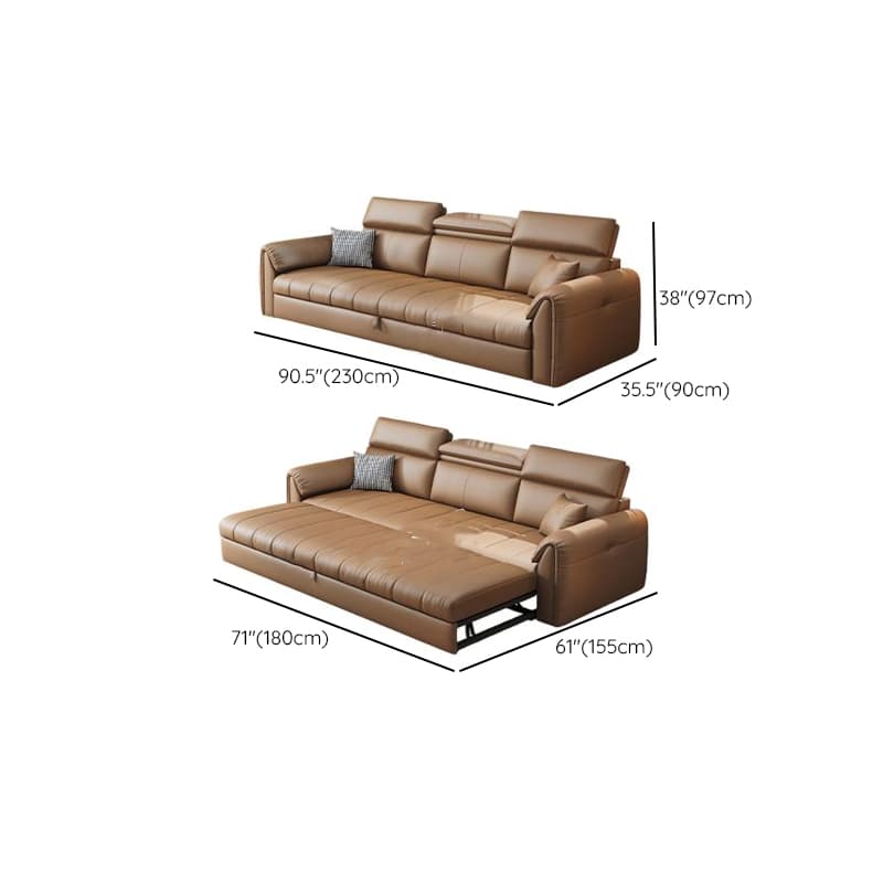 Coffee L-Shape/Straight Right Hand Facing/Horizontal Sofa Chaise/Convertible Sofa with Under-seat-storage for Seats 5/Seats 2/for 6 thumbnail 12
