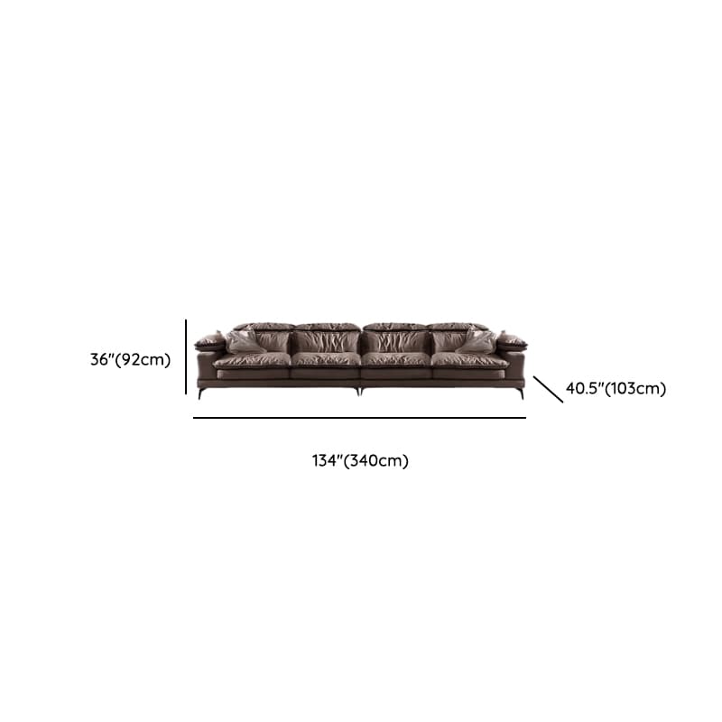 Cocoa Straight/L-Shape Horizontal/Left Hand Facing Sofa Couch/Sofa Recliner in a Contemporary Style thumbnail 14