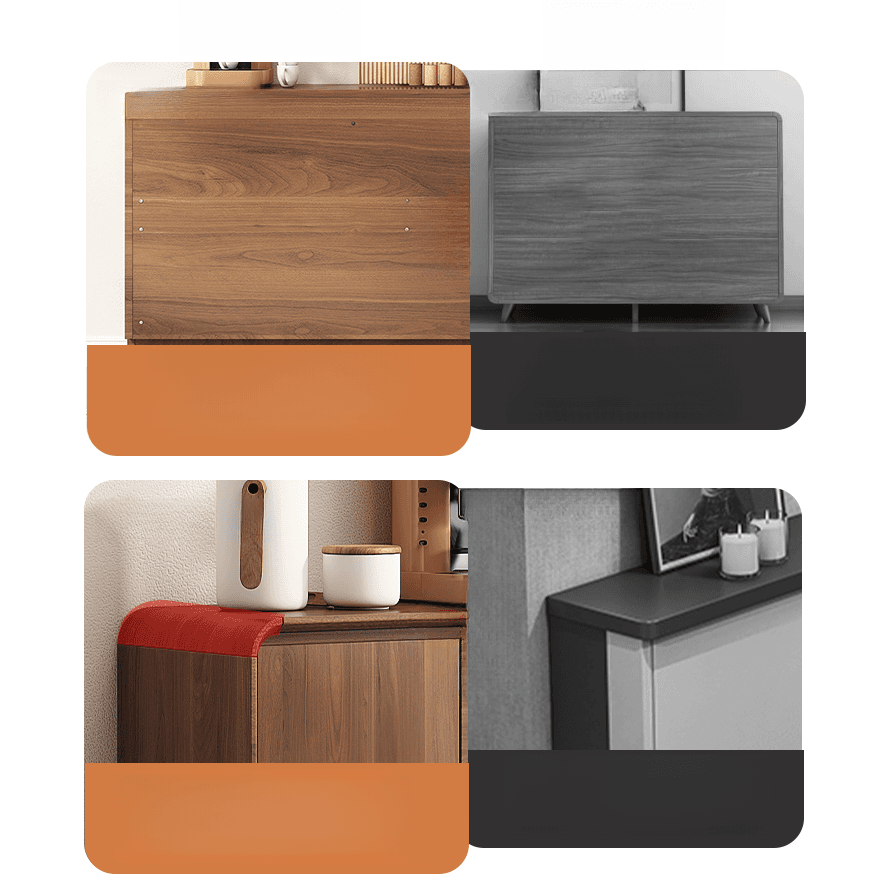 3 Drawers & 2 Doors/3 Doors/1 Door & Two Internal Shelves/Four Internal Shelves Simple Narrow/Standard Flooring Sideboard with Compartment - image 7