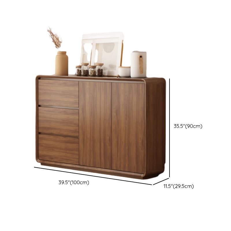 Casual Cocoa Standard/Narrow Sideboard with 3 Drawers/3 Shelves/2 Doors/3 Doors thumbnail 19