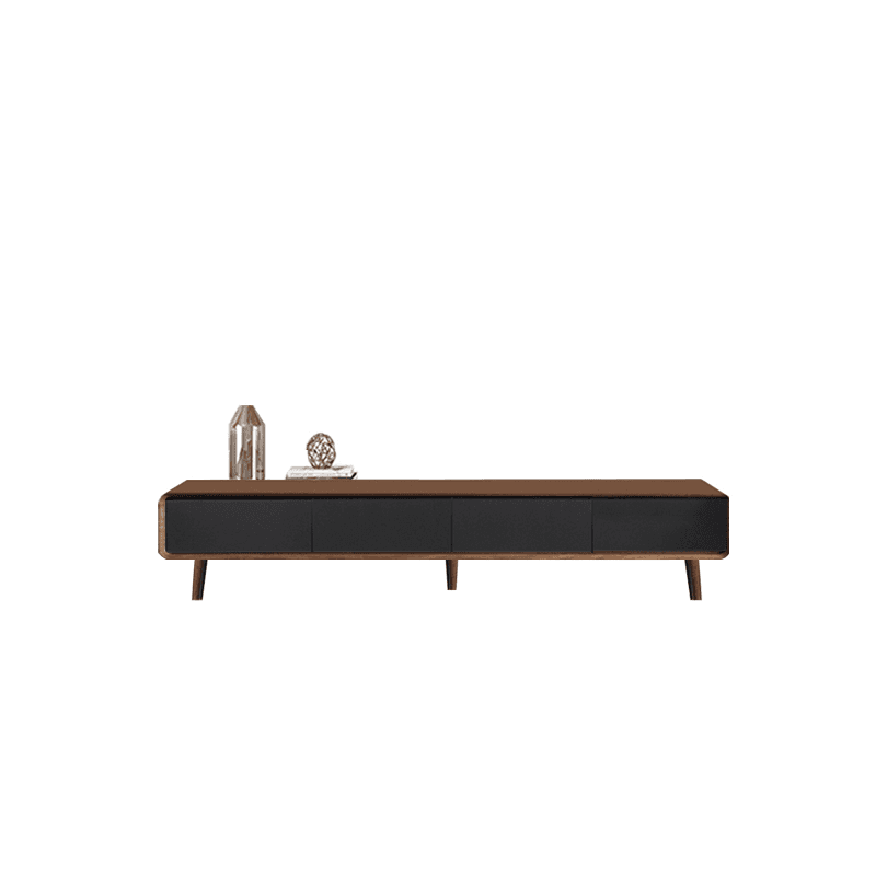 Art Deco Timber Rectangular TV Stand for Drawing Room with 4 Drawers for Home thumbnail 6