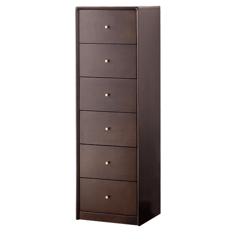Minimalist Natural Wood Bachelor Chest with 6 Drawers, Vertical Orientation thumbnail 21