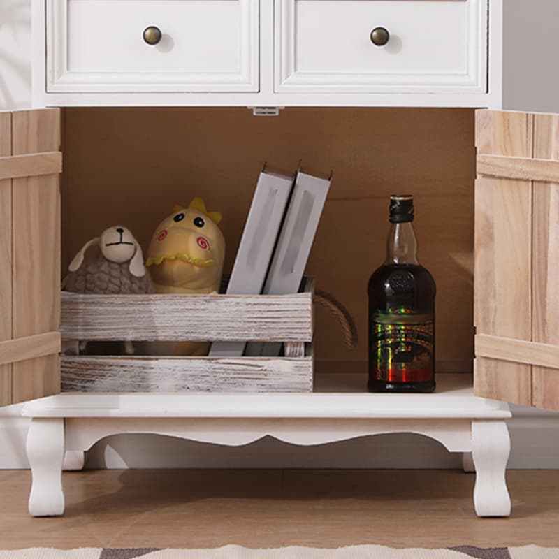 Modern Wooden Bachelor Chest with Vertical Drawers with Drawers thumbnail 11