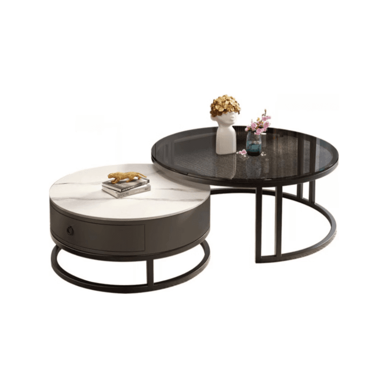 Nested Orbicular Framework Accent Table for Foyer Use thumbnail 8