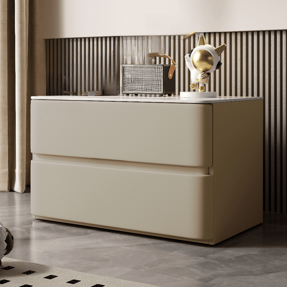 Artistic 2 Drawers Drawer Storage Bedside Table thumbnail 9