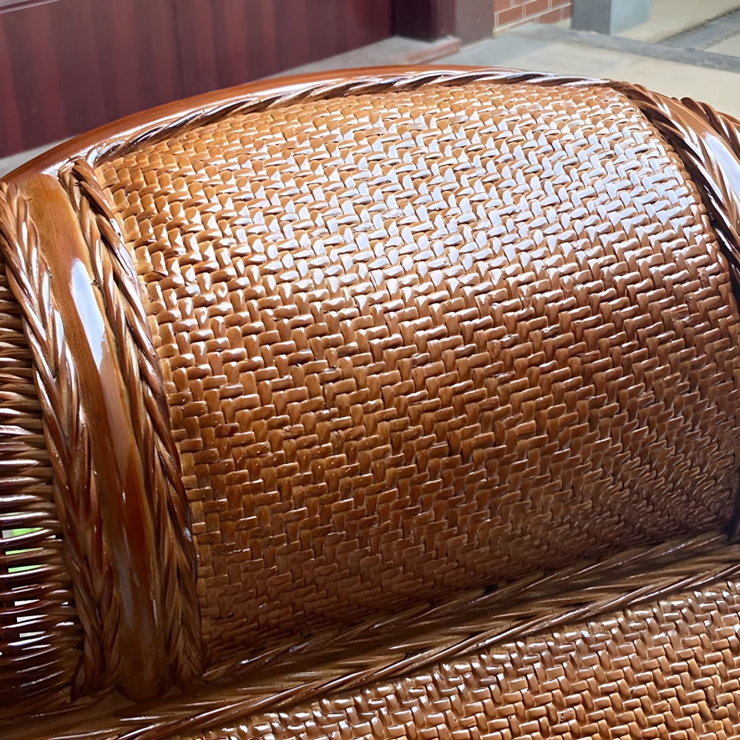 Traditional Recliner Chair Rattan/Wicker Recliner Chair for Living Room - image 7