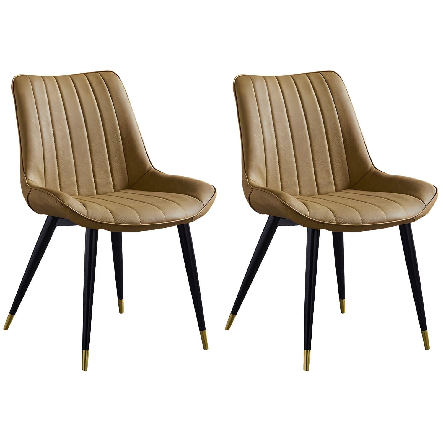 Scandinavian Leather Restaurant Side Chair Matte Finish Parsons Dining Chair thumbnail 10