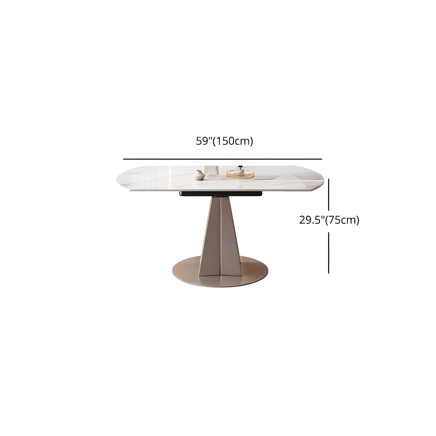 Contemporary 1/2/5/7 Pieces Dining Set Sintered Stone Dining Room Set for Small Space thumbnail 13