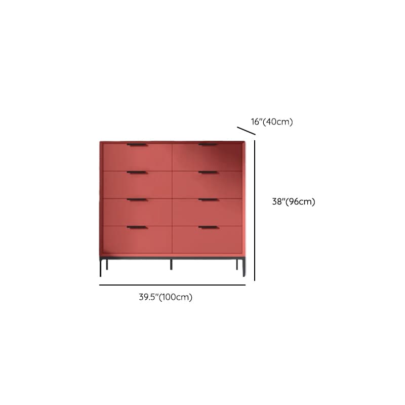 Modern Solid+Engineered Wood 5 Tiers/3 Tiers/4 Tiers Double Dresser/Semainier/Bachelor Chest thumbnail 36